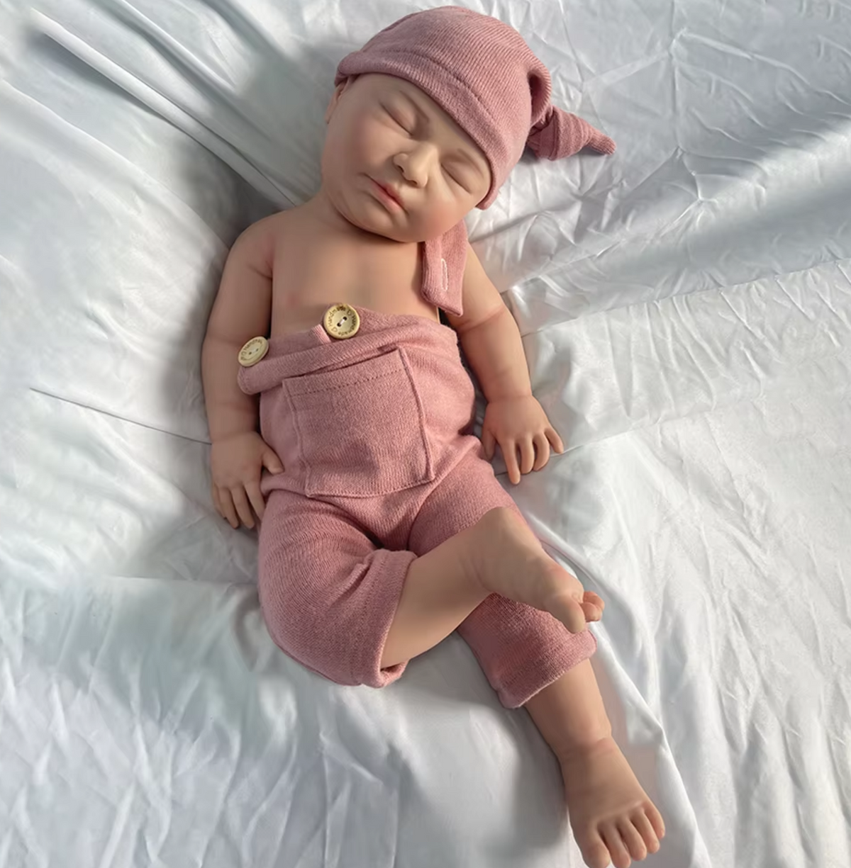 „Sophie" – de betoverende 55 cm volledig siliconen Reborn babypop met realistische details