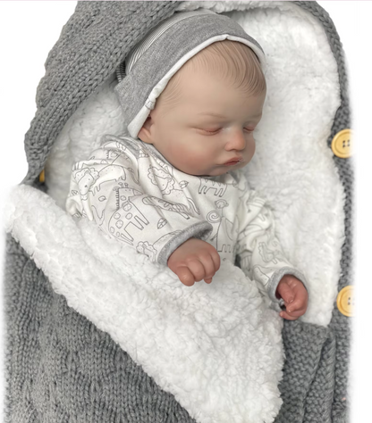 „Aurelia" – 46 cm levensechte Reborn babypop met handbeschildering