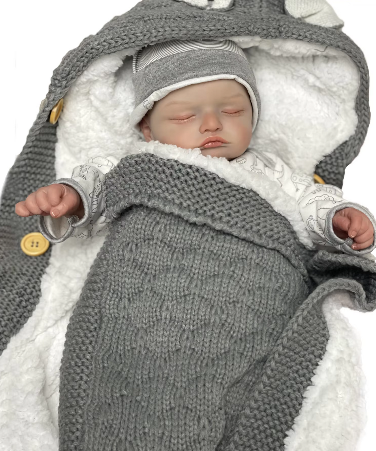 „Aurelia" – 46 cm levensechte Reborn babypop met handbeschildering