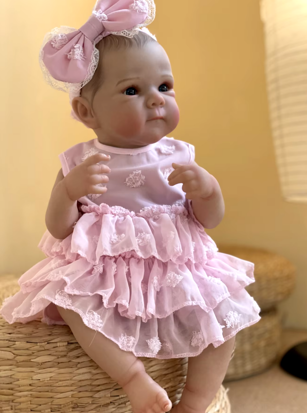 Bettie – 45 cm Reborn babypop meisje van silicone
