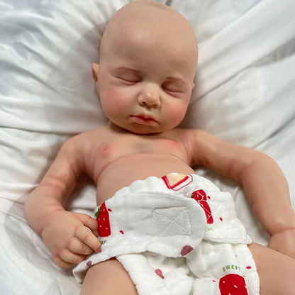 „Ella" – 50 cm volledig siliconen Reborn babypop met handgeschilderde details