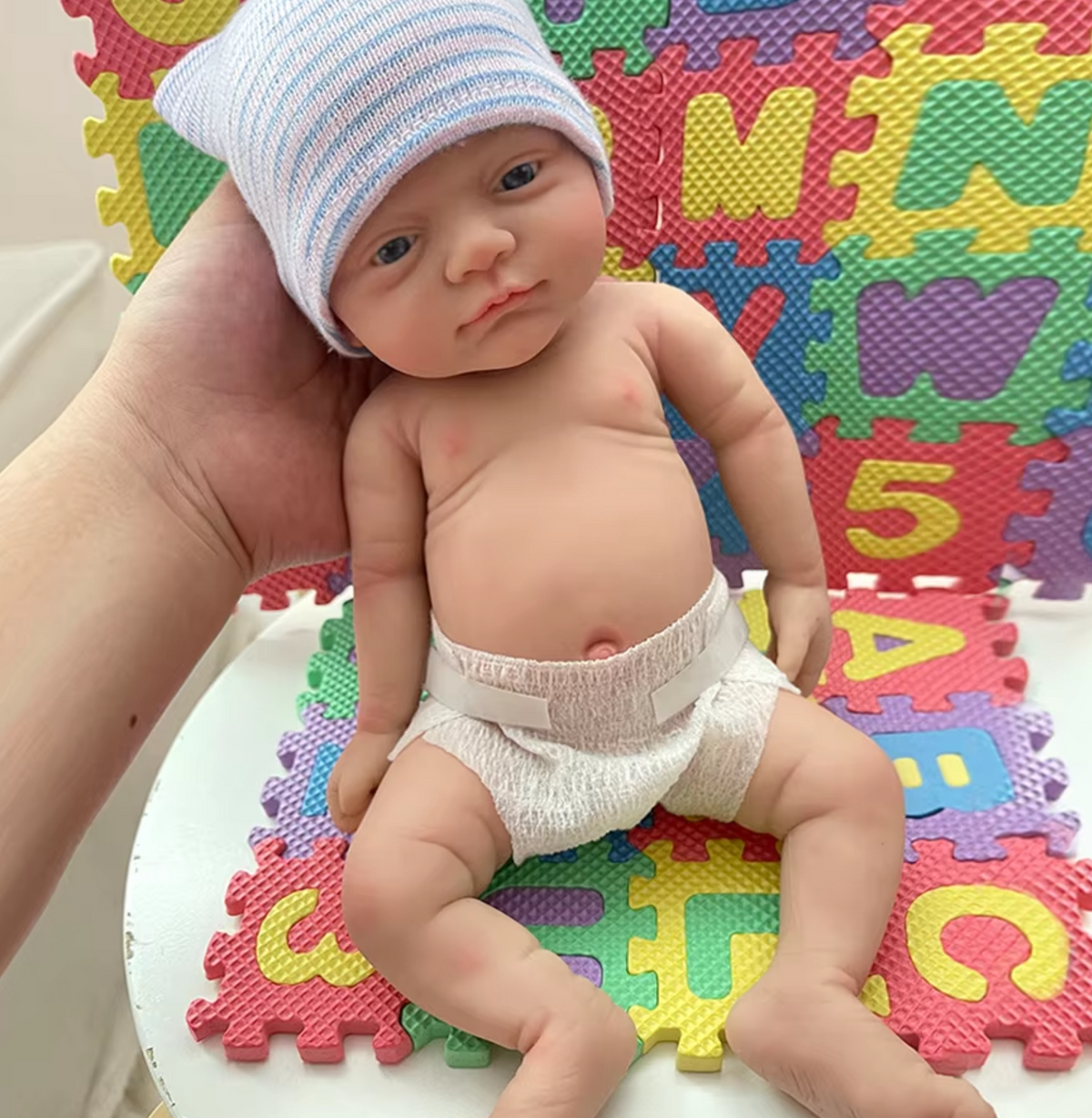 Micro-prematuur Reborn poppen „Luna" & „Toby" – realistische speelkameraden van zacht silicone