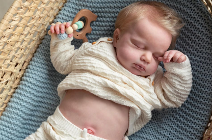 „Jordan" – 50 cm realistische Reborn babypop met zacht lichaam & beweegbare ledematen | Nederland
