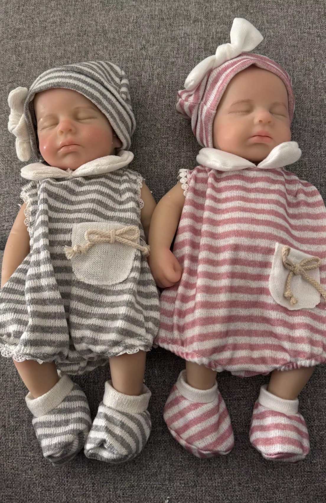 „Riley" – 33 cm volledig siliconen Reborn babypop met open mond | Nederland
