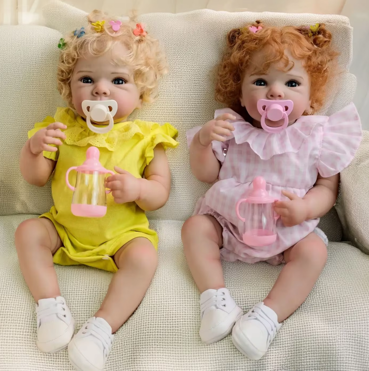 Isla & Evie – liefdevol vormgegeven Reborn tweelingpoppen als echte pasgeborenen