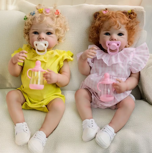 Isla & Evie – liefdevol vormgegeven Reborn tweelingpoppen als echte pasgeborenen