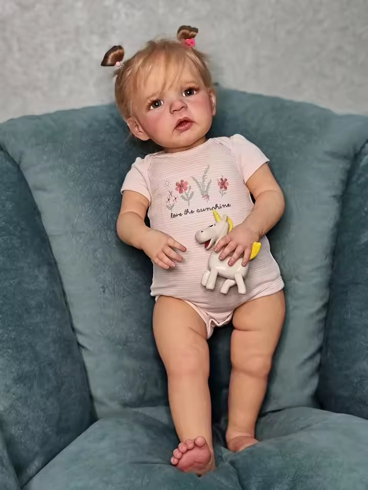 „Elsie" – de realistische Reborn peuterpop (66 cm) met tedere adertjes en liefdevolle details